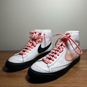 Pink/Black Nike Mid 77 Blazers
